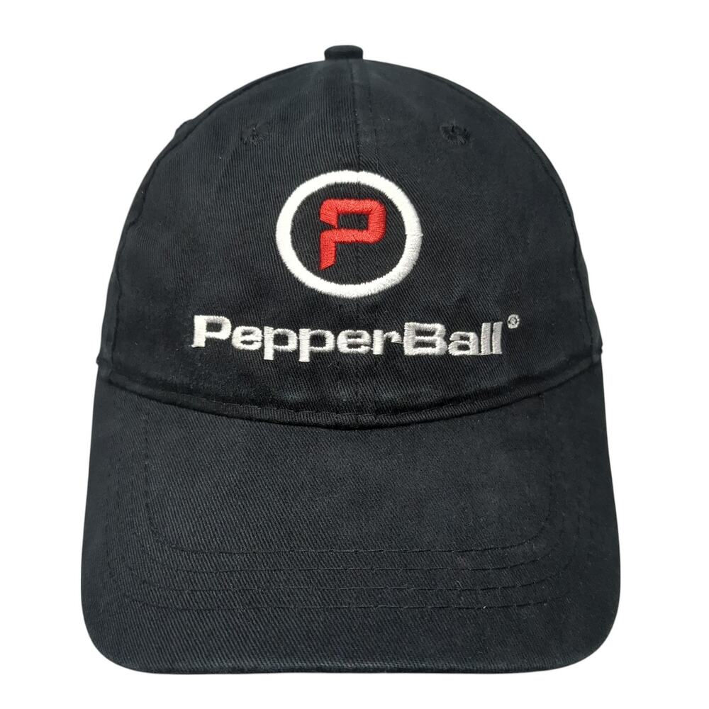 Pepper Ball Strapback Baseball Cap Black One Size Adjustable Embroidered AMC